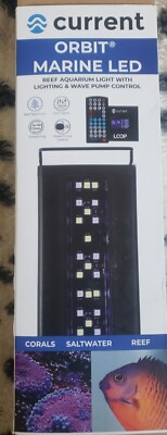 Current USA 36-48'' Orbit Marine LED Saltwater Reef Marine Aquarium Light w/LOOP