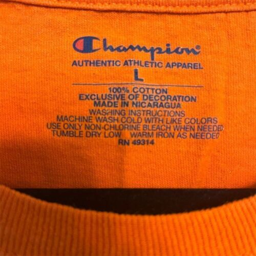 Champion Colorado State Aggies T-Shirt College Graphic Tee Orange L - Picture 2 of 4