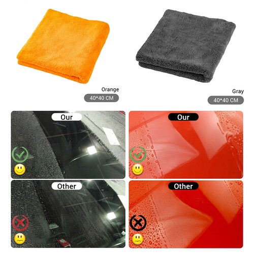 Microfibre Cleaning Towel Auto Car Soft Polish Cloth Washing Towel Duster - Bild 6 von 15
