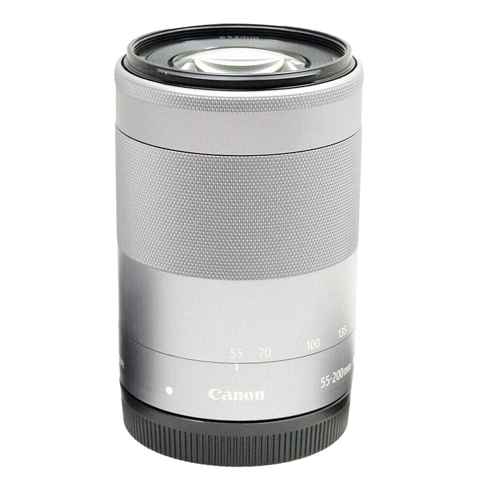 Canon EF-M 55-200mm☆望遠レンズ シルバー-