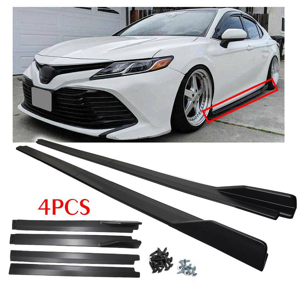【camry】3点セット FOR 2018-2023 TOYOTA CAMRY LE SE XSE XLE JDM GT STYLE BLACK SIDE