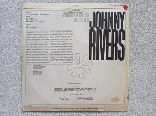 LP 33T JOHNNY RIVERS "Whisky go-go revisited" LIBERTY 2C 054-90230 FRANCE 1969 ) - Imagen 2 de 4