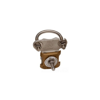 Harger Lightning & Grounding CPC1/1.25, 1 to 1.25'', Copper, Pipe Clamp, 1 pc