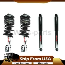 4x Front Rear Shock Struts Assembly FCS For Dodge Caravan 1987