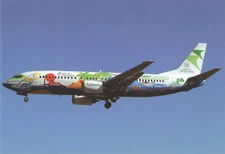 Postcard Airline BINTER CANARIUS B737-400 EC-INQ CC7.