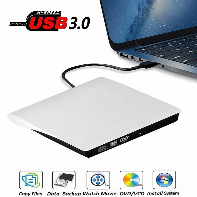 Type C USB 3.0 Slim Portable External DVD-RW CD-RW Drive Burner Reader Player Type C USB 3.0 Slim Portable External DVD-RW CD-RW Drive Burner Reader Player