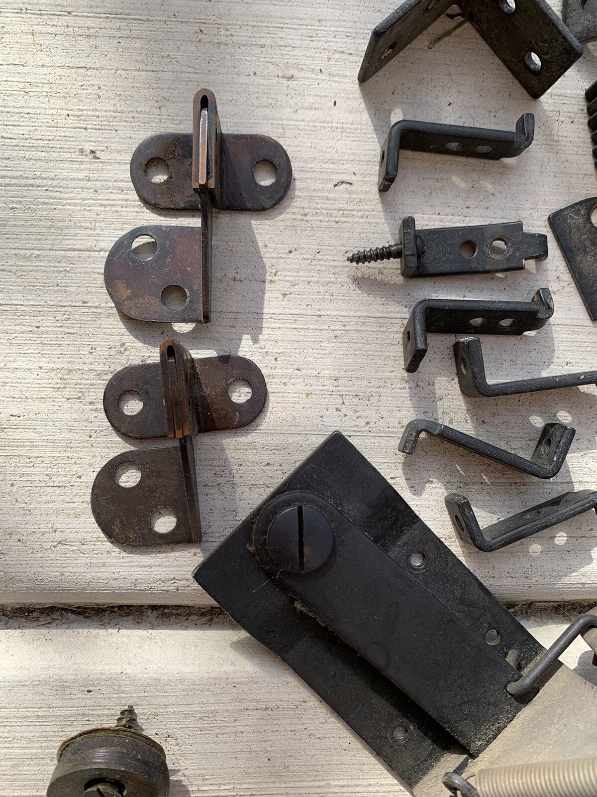 VINTAGE SINGER SEWING MACHINE Parts Lollipop Hinges Spring