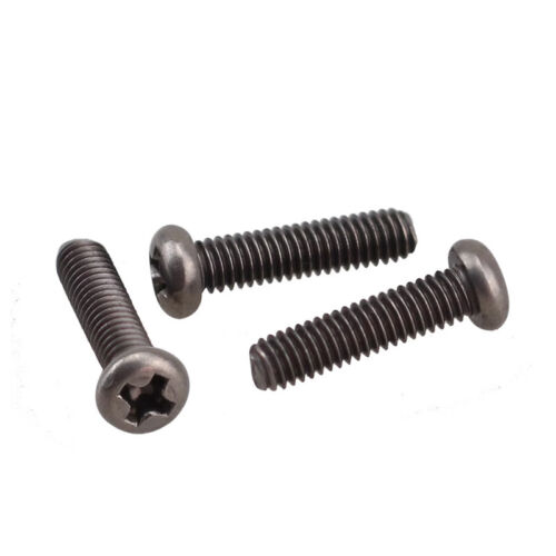 Titanlegierung TA2 Kreuzschlitz Runde Pfannenkopf Maschinenschraube M1.4 M1.6 M2 M3 M4 - Bild 6 von 6
