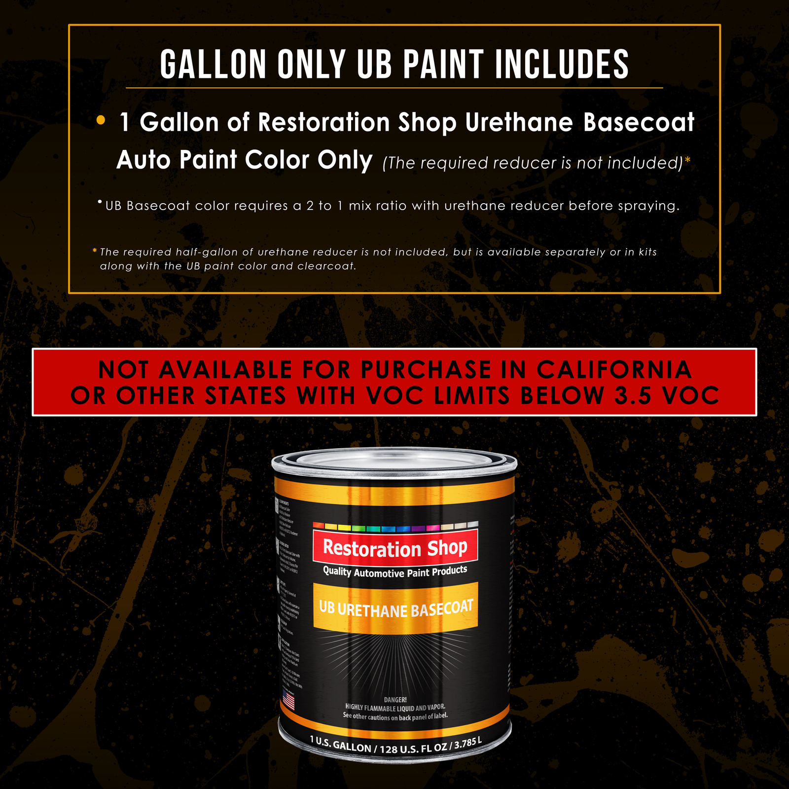 Burn Out Blue Metallic 1 Gallon URETHANE BASECOAT Car Auto Body Paint