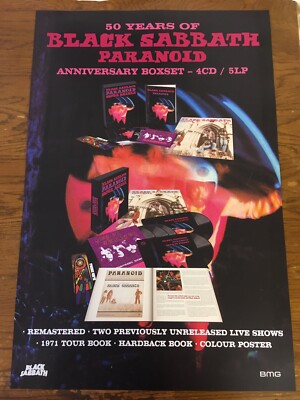 BLACK SABBATH paranoid:50周年記念デラックスエディション ブラック 