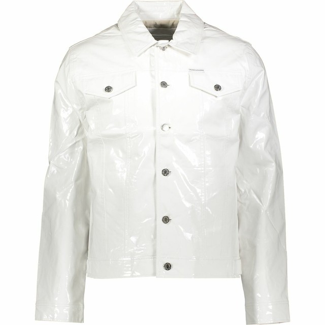calvin klein vinyl jacket