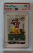 Aaron Rodgers Rookie Cards Checklist and Autographed Memorabilia 31