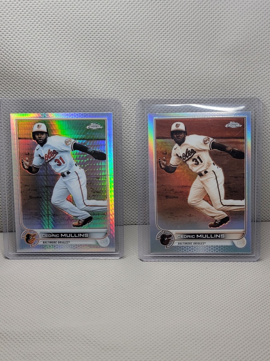 2022 Topps Chrome CEDRIC MULLINS Sepia Refractor Parallel Card