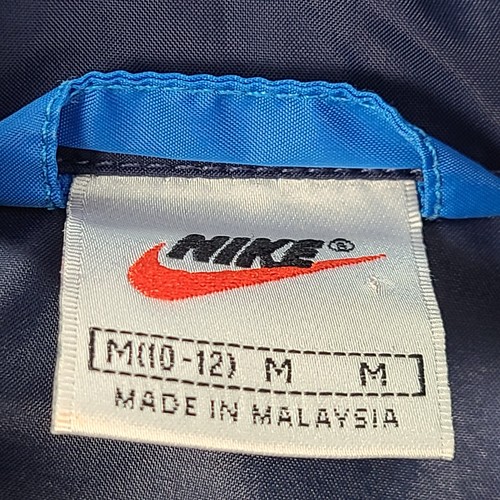 Nike Boys Jacket Youth Medium Blue Full Zip Track Jacket Warmup Training Kids - Picture 12 of 12