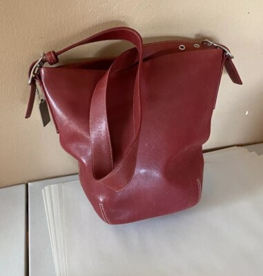 バッグ Coach Soho Red Hobo Shoulder Bag Authentic Coach Soho Y2K Red Suede Shoulder Bag | eBay