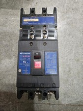 Mitsubishi NF100-RP 15A No Fuse Circuit Breaker