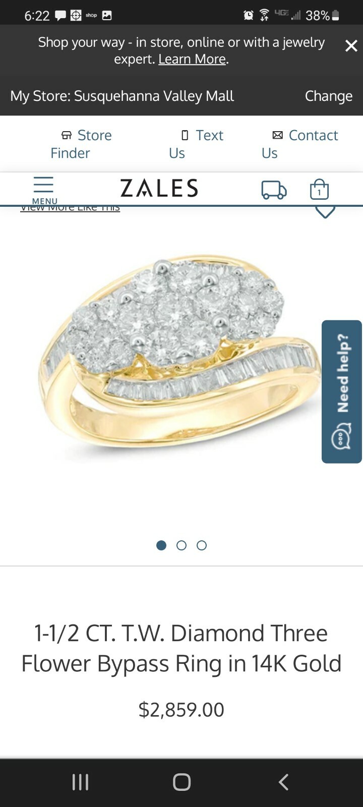 Multi Stone Diamond Ring - image 2