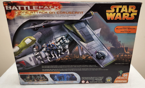 Star Wars Battle Packs Clone Attack on Coruscant Hasbro 2007 - Picture 2 of 3
