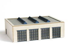 Modellbahn Union N-i00007 - kleine Fahrzeughalle Werkstatt oder Feuerwehr - NEU