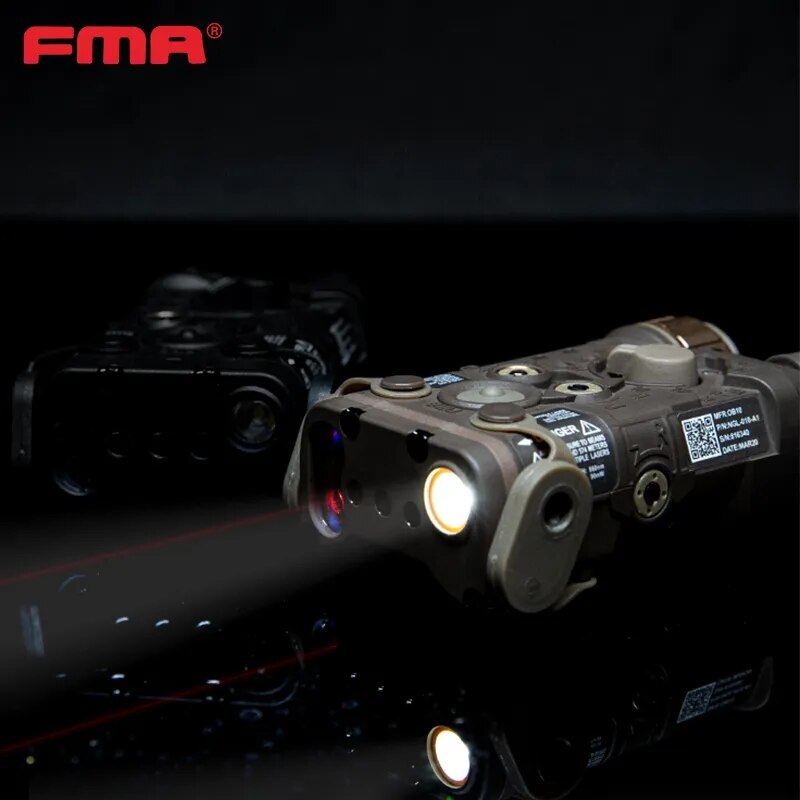 Upgrade Version FMA LAB Mini PEQ-NGAL LED Light Flashling + IR Red