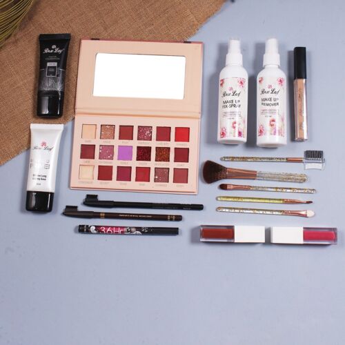 Makeup Combo for Girls include with 12in1 item like Face Primer , lipsticks etc. - Afbeelding 1 van 4