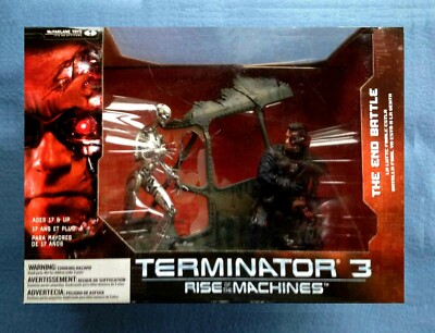 THE END BATTLE TERMINATOR 3 BOX SET TERMINATRIX, T-850, HELICOPTER MCFARLANE