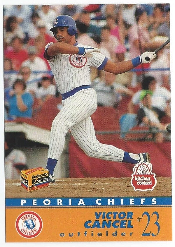 1989 1990 1991 Kodak  Peoria Chiefs Team Issue Minor League baseball card - PICK - Image 3 of 3