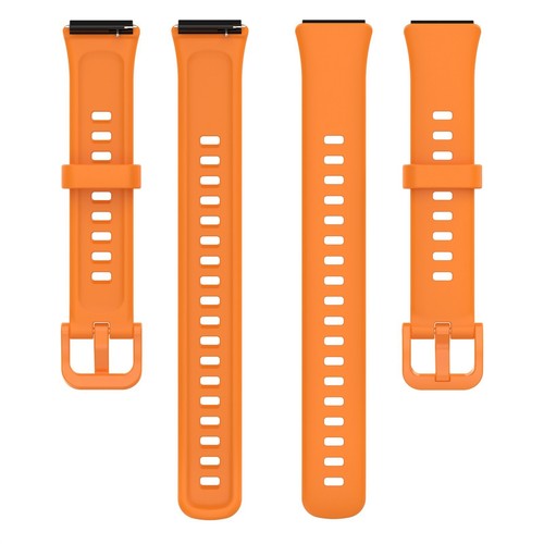 Bracelet de montre sport en silicone premium résistant à la transpiration couleur unie pour étui Huawei Band7 - Photo 54 sur 72