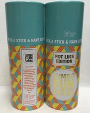 Pack of  2 Talking Tables ( table fun) Pot of Luck Edition Jumbo Fun Sticks NIB
