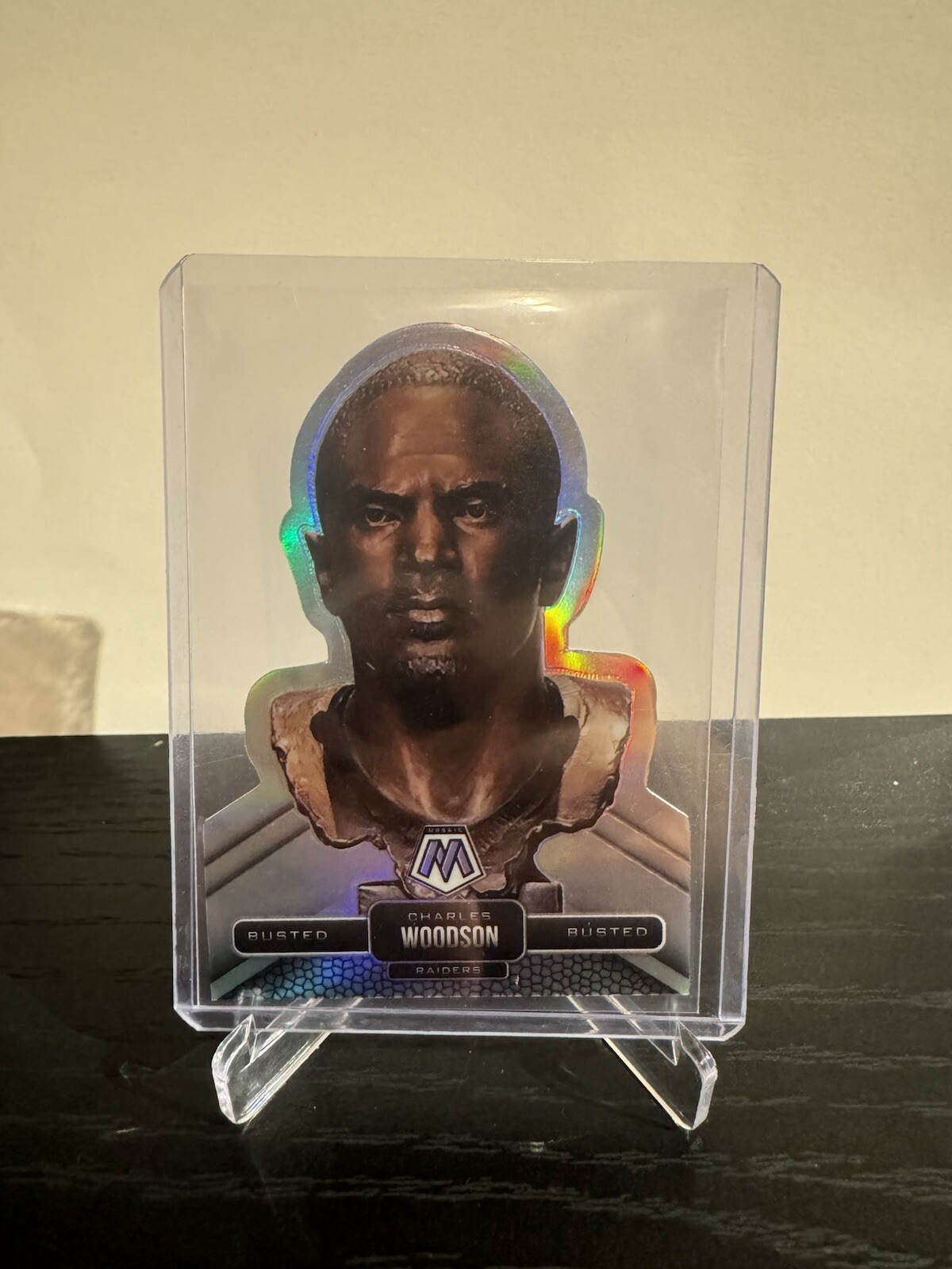 2022 Panini Mosaic- Busted #19 Charles Woodson Silver Prizm SP Case Hit!