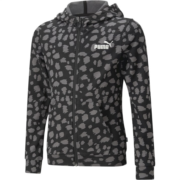 Женская толстовка с капюшоном на молнии с принтом животных от Puma Womens TR G OTH