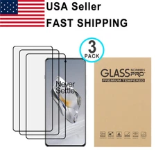 3PACK 3D Curved 9H Tempered Glass Screen Protector For OnePlus 12