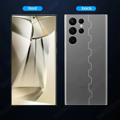 3Pcs Film Hydrogel Coque Intégrale 360° pour Samsung S23 S24 S25 Ultra Protecteur d'écran - Photo 3 sur 6