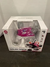 NEW Sharper Image Twirling Tumbler Remote Control Car Pink 360 Spinning Car