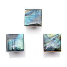 Handmade Labradorite Gemstone Knob – Square Cabinet & Drawer Pull Handle