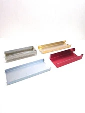 4 COIN TRAYS PENNIES, NICKELS, DIMES, QUARTERS, BLOCK & CO. / MMF INDUSTRIES