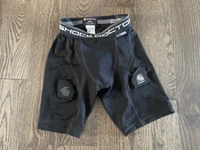 Girl's Shock Doctor Core Compression Hockey Shorts w/ Pelvic Protector Size L