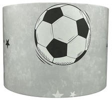 Football Lampshade for Ceiling & Table Lamps - Boys Girls Kids Grey Light Shade