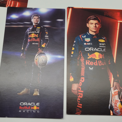Red Bull Racing Signed Christian Horner Adrian Newey Photos + Official Cards - Picture 8 of 14