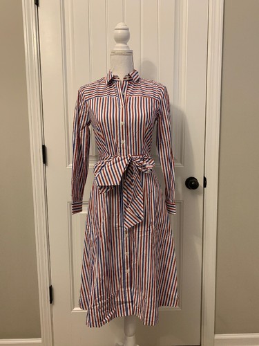New J Crew Tie-waist Shirtdress in 