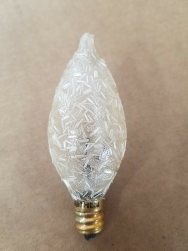 12 PACK VINTAGE DURO-TEST Crystalier Light Bulbs Chandelier Crystal 8.5W C9.5 - Picture 2 of 2