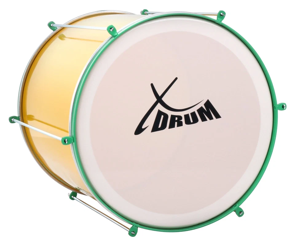 Surdo Samba Percussion Repinique Tambours Carnaval du Monde 16"x16" 4,5 Kg Jaune - Photo 2/2