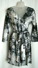 Eomenie Classic Fashion Long Sleeve Faux Wrap Dress sz.S NWT
