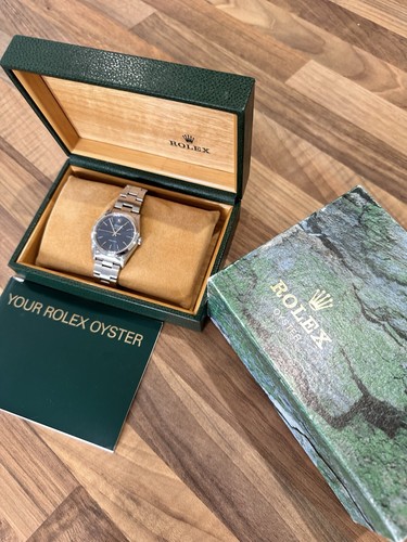 Rolex Air-King 14000M - 34mm - Blue Sunburst 369 Dial - Automatic Watch - Picture 3 of 9