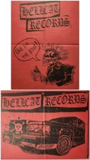 Hellcat Records 2000 Give 'Em Boot 2 Sided promo poster Excellent New old stock