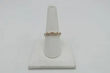  Estate.20CT Round Diamond  Engagement Wedding Bridal Rose Gold 10KT Band