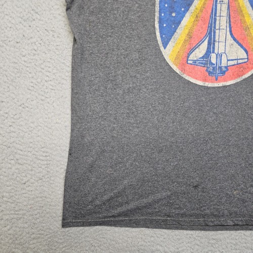Camicia Fifth Sun NASA uomo XL grigio manica corta grafica casual - Foto 6 di 16