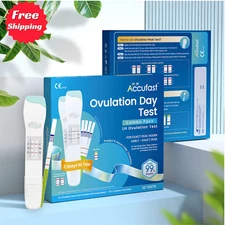 ACCUFAST Ovulation Test Kit 22Pcs OPK Predict 6 Hours Later Ovulation Peak Test