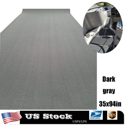 Adhesive Boat Decking Carpet EVA Foam Teak Marine Yacht Flooring Pad Gray Plain