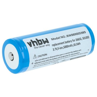 Akku für Ledlenser 501002 04058205009263 5000mAh